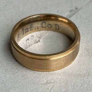 6mm Gold Vermeil Men’s Band, size 7